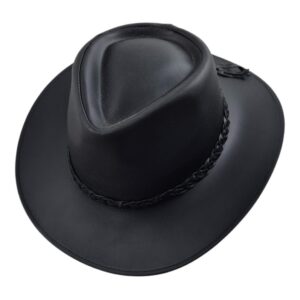 Melbourne Lderhut schwarz 00